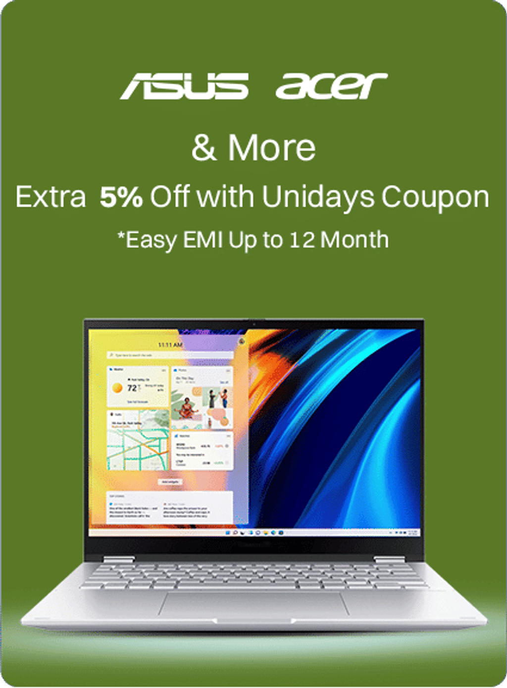 Back to Campus Unidays Student Laptop Offers Croma